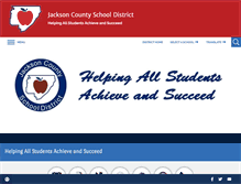 Tablet Screenshot of jacksonk12.org
